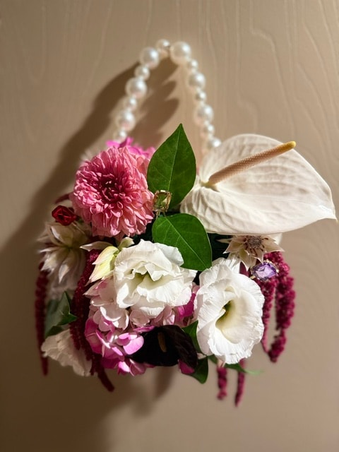 Pink Theory floral arrangement